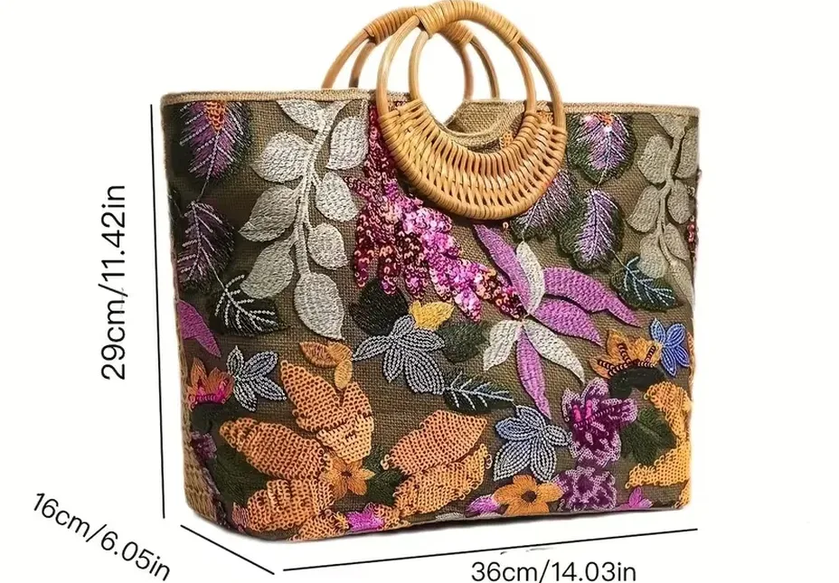 Cabas Flora Sequin — visuel 3